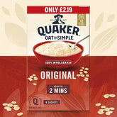 Quaker Oat So Simple Original Porridge Sachets (Case of 8)  Adomoo